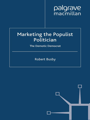 cover image of Marketing the Populist Politician